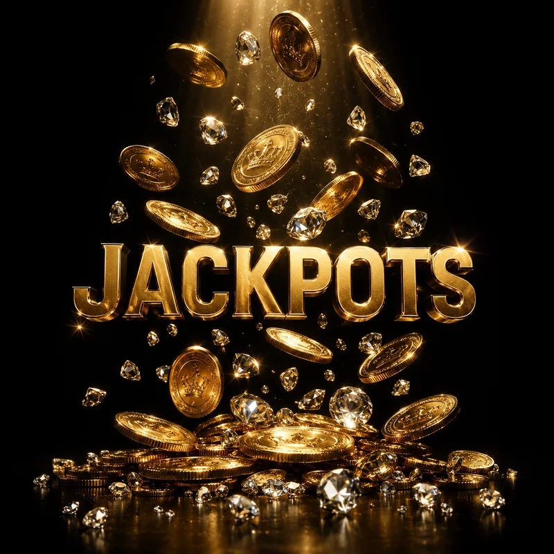 Progressive jackpots at Luxury