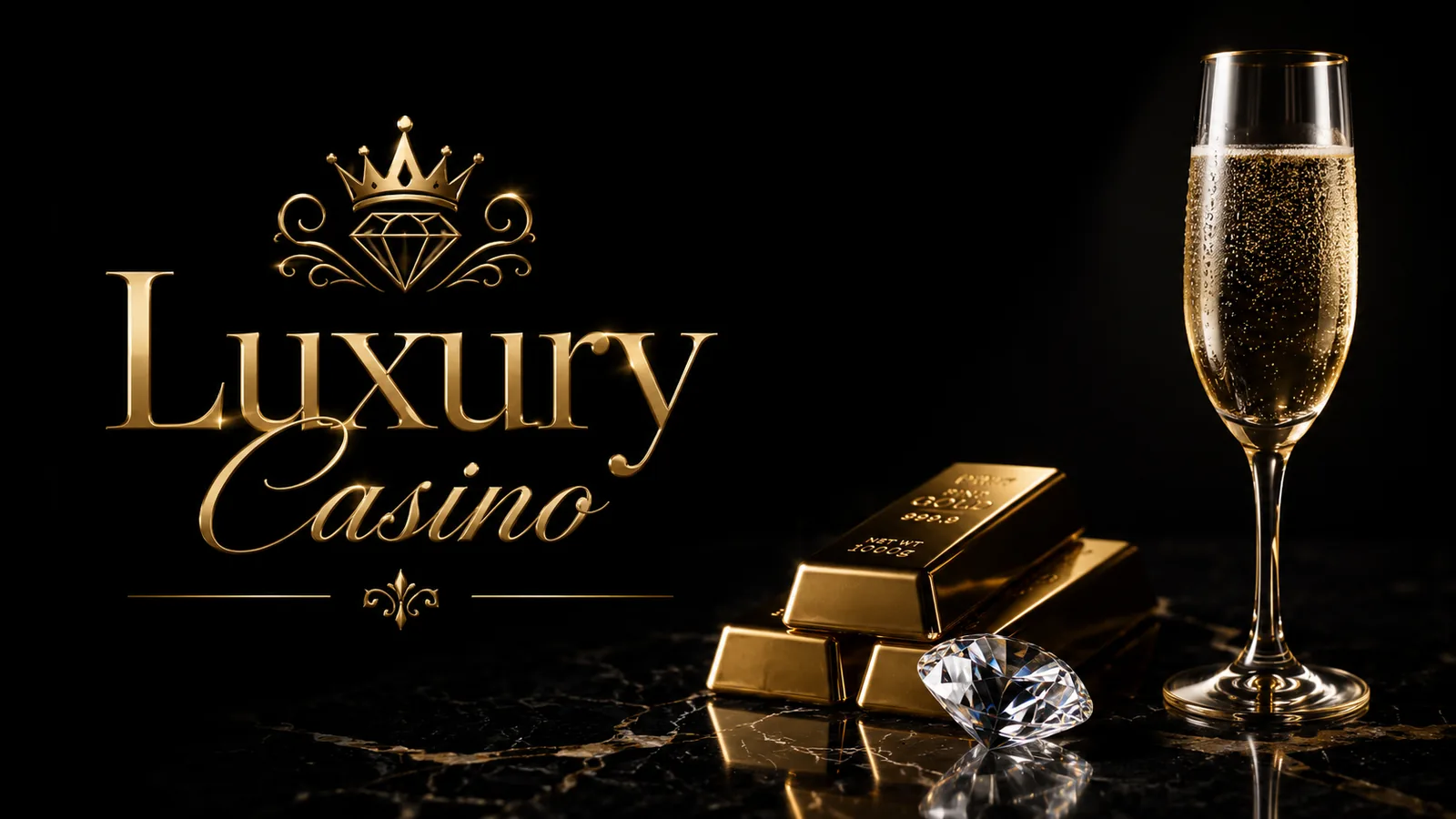 Luxury themed hero artwork